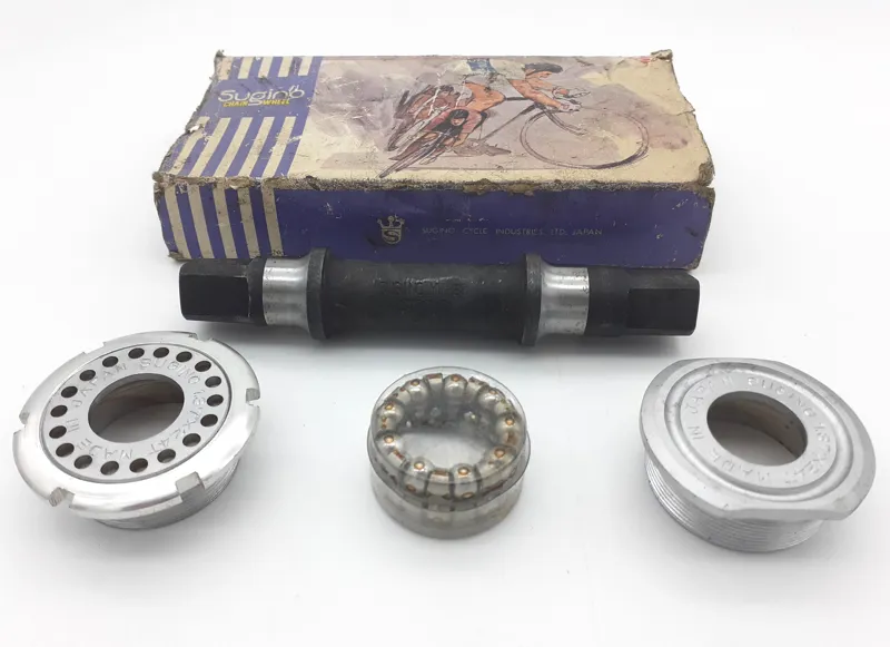 Sugino Mighty BSA English Thread 115mm Square Taper Bottom Bracket NOS-5