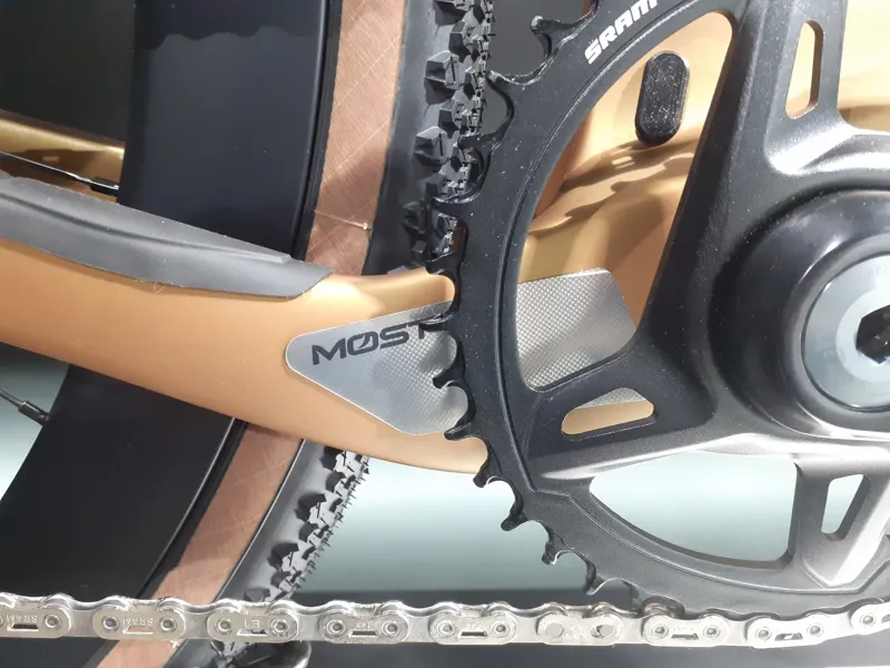 Pinarello Prince F or X Chainstay Protector in Dark Grey-2