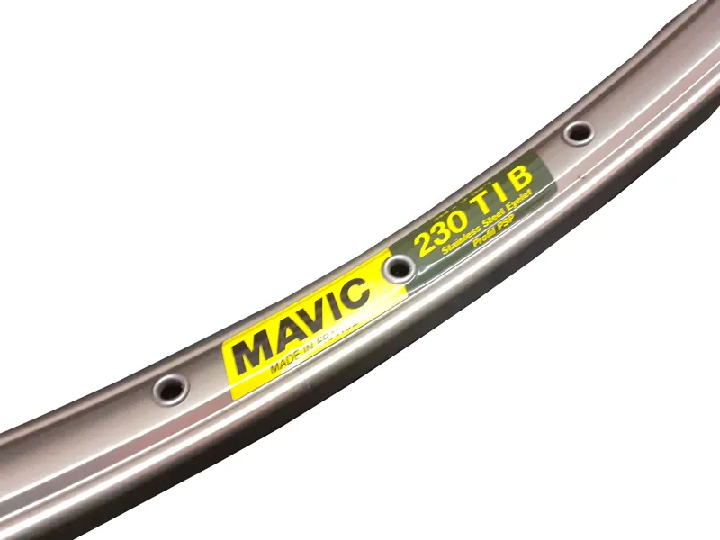 Mavic 230 TIB 26 Inch Mountainbike 32Hole Rim Pair Shop Solied-2