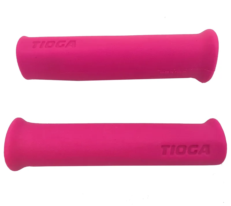 Tioga Biogrip-II Handlebar Grips in Pink Retro 1990s NOS