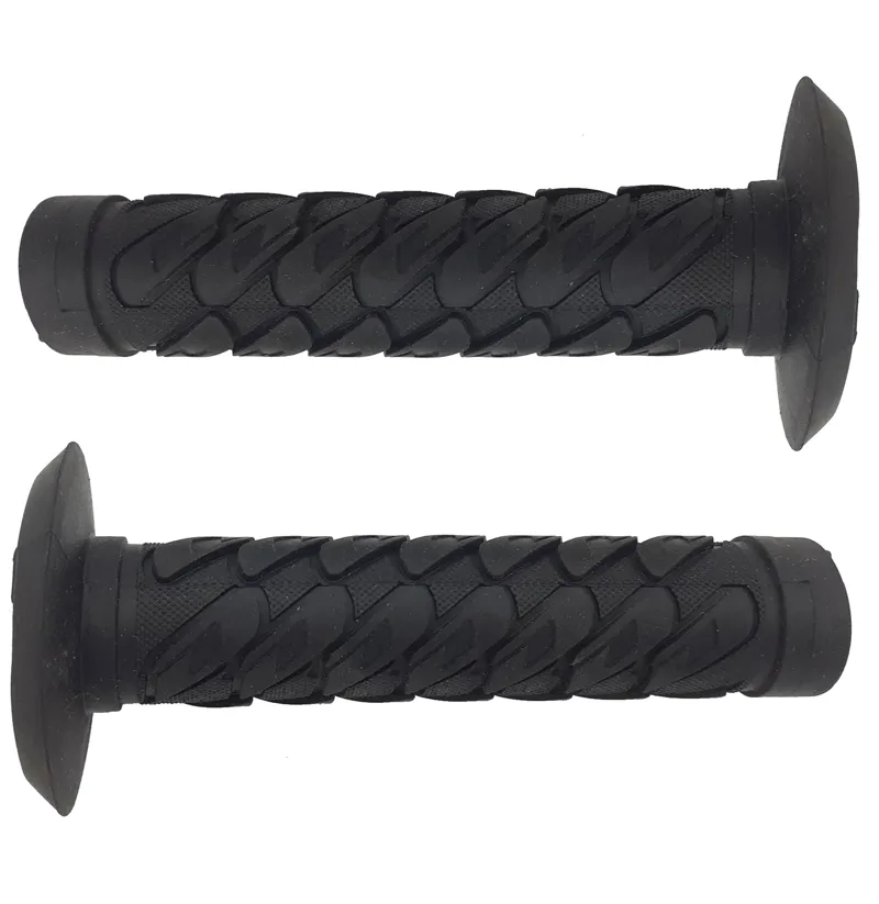 Dyno Krayton Flanged BMX Handlebar Grips in Black