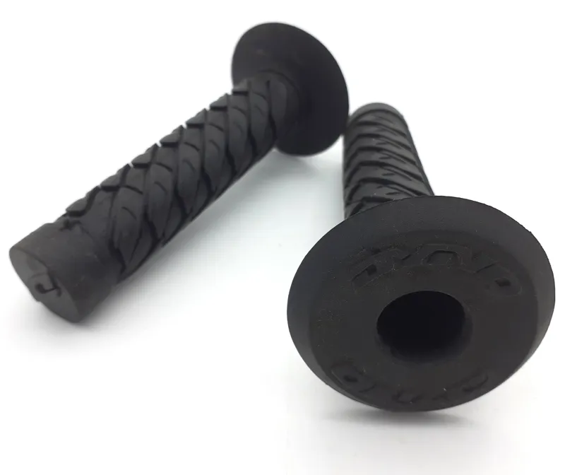 Dyno Krayton Flanged BMX Handlebar Grips in Black-1