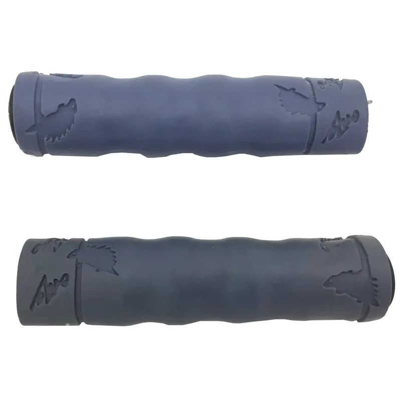 Onza Ules Porcupine Handlebar Grips in Grey Retro 1990s Shop Soiled