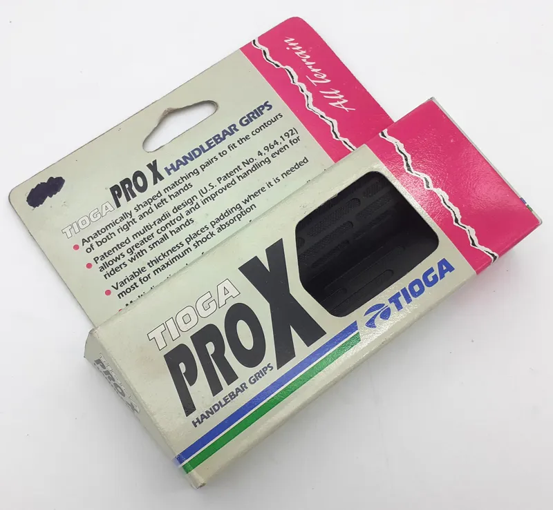 Tioga Pro X Handlebar Grip In Black Retro 1990s NOS-1