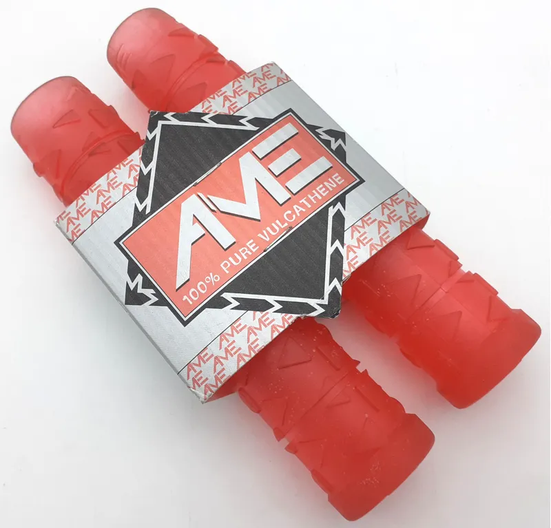 AME Tri-Star Grips in Transparent Red-1