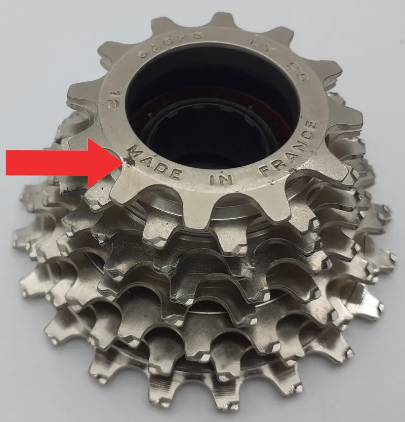 Sachs Aris LY96 8 Speed Freewheel 12-21 Shop Soiled-3