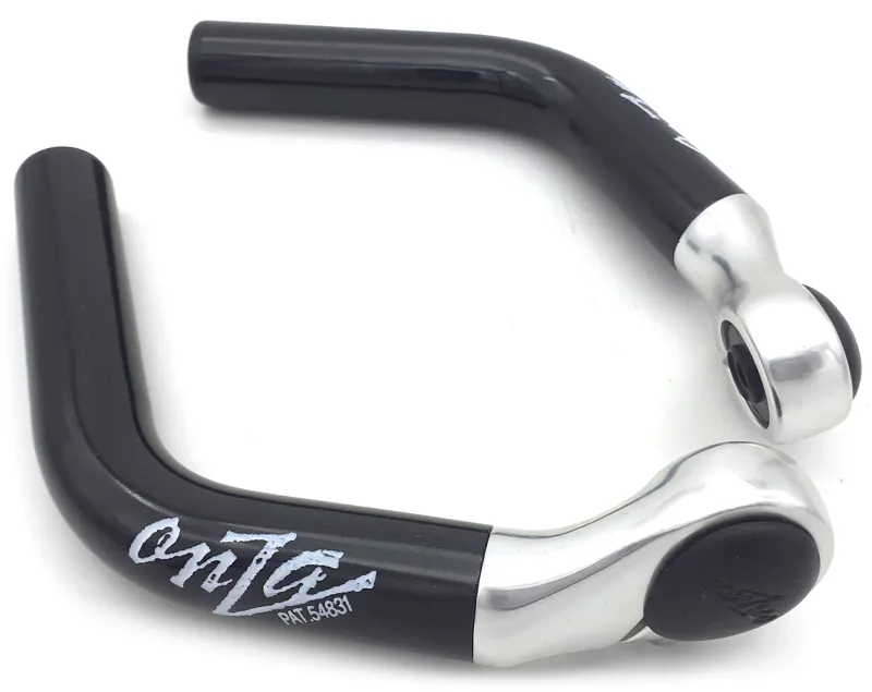 Onza OZ-170 Aluminium Bar Ends in Black NOS