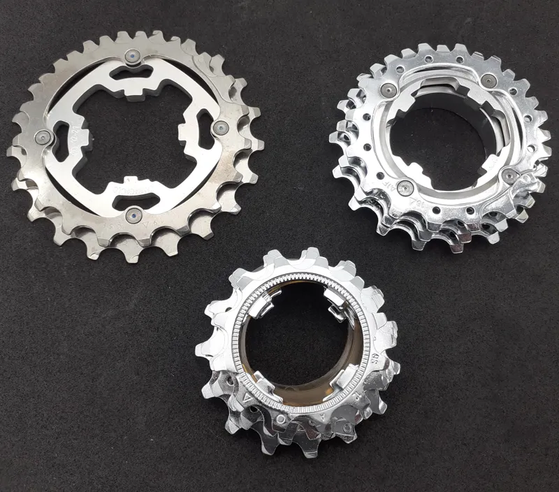Campagnolo Record Steel/Titanium Exa-Drive Mk2 9 Speed Cassette 12-21 Missing Lockring-2