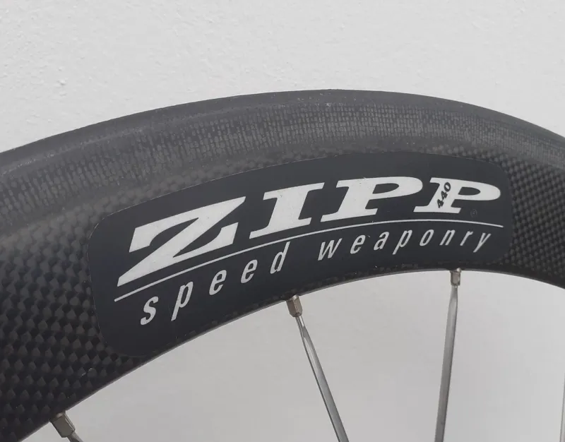 Zipp 440 Tubular Rim Brake Rim with Hope Ti-Glide Hub and Bladed Spokes to Fit Campagnolo-1