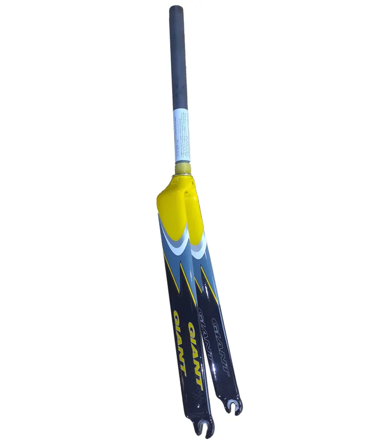 2000 Giant TCR Team Once Replica 1 Inch Threadless Carbon Fork in Yellow
