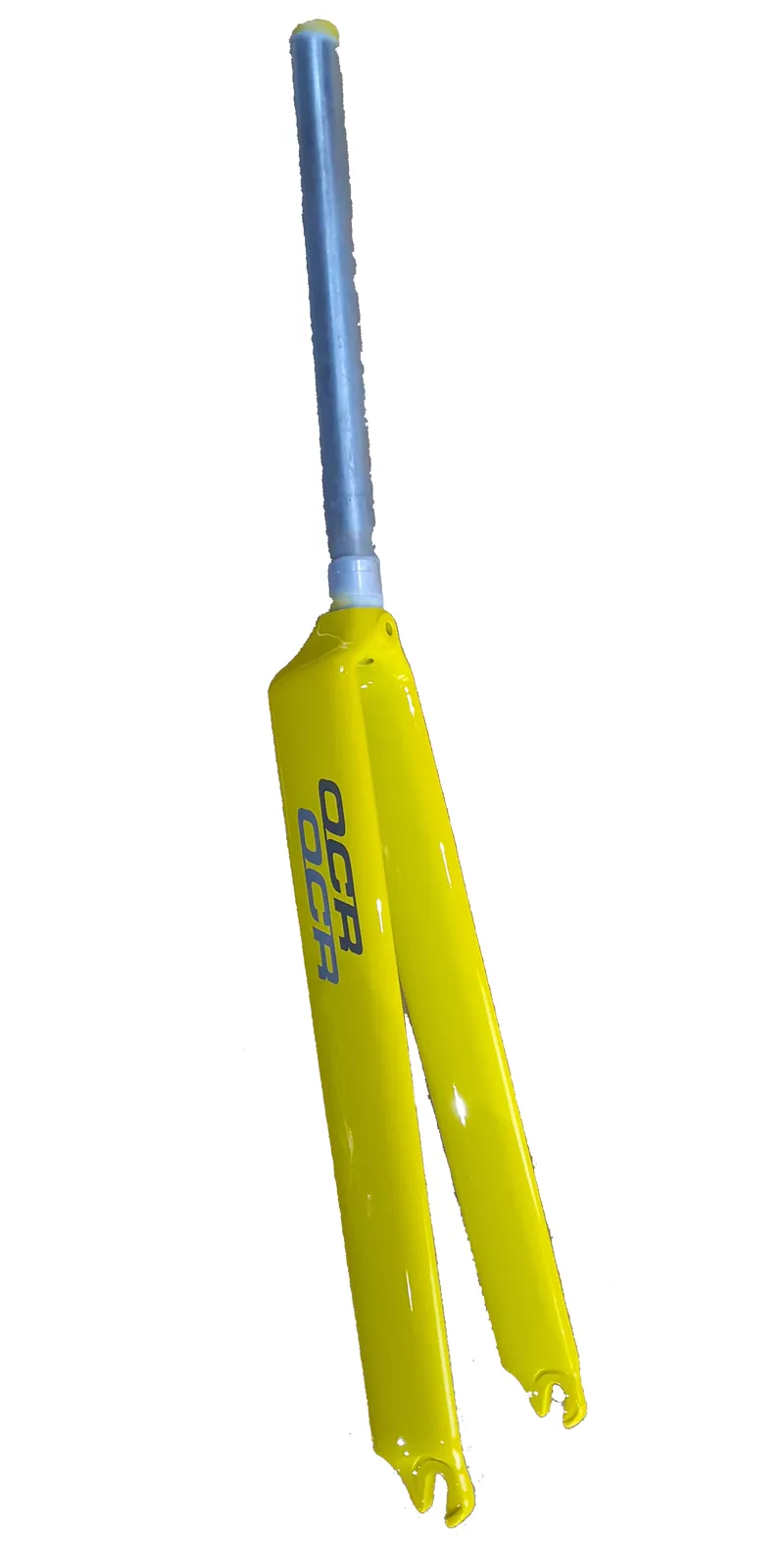 2000 Giant OCR Team Once Replica 1 Inch Threadless Alloy Fork in Yellow-1