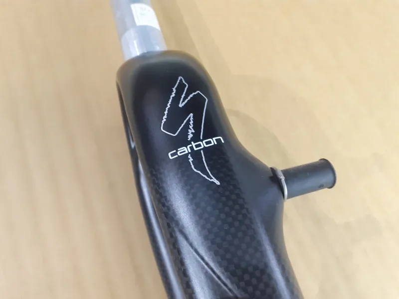 2008 Specialized Sirrus Carbon Cantilever Boss Fork with Long Zerts in Satin Black Fine Carbon Weave-2