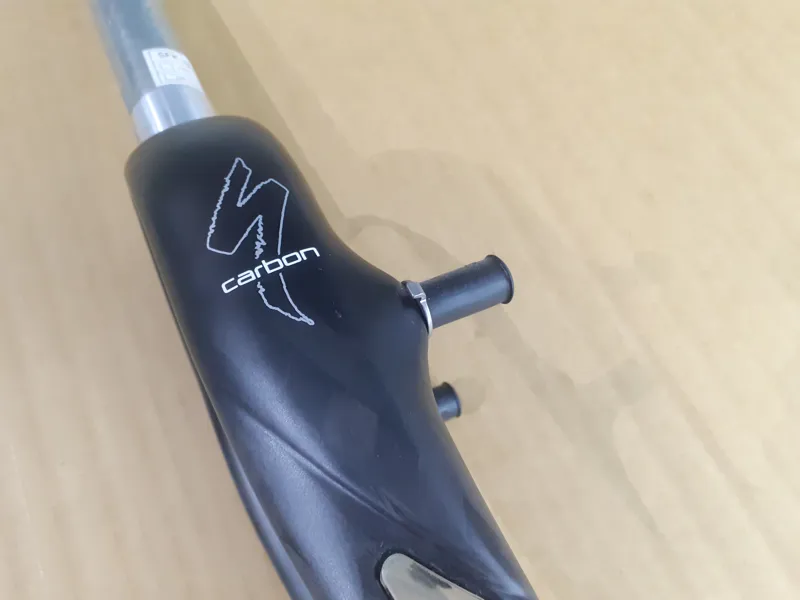 2008 Specialized Sirrus Elite Carbon Cantilever Boss Fork with Long Zerts in Satin Black Thick Carbon Weave-3