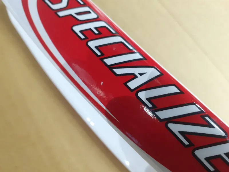 2001 Specialized Transition Time Milenium Carbon Fork in White Red-4