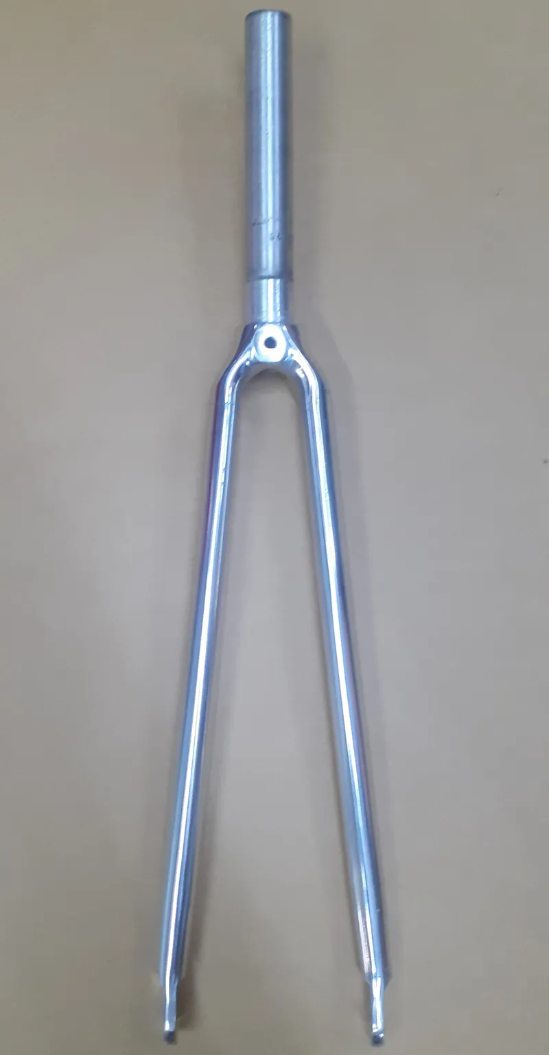 Aprebic Aluminium Straight Blade 1 Inch Threadedless Steerer 700c Road Fork in Polished Aluminium-6
