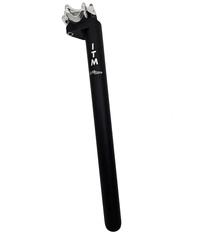 ITM BigOne 27.2mm 330mm Aluminium Seat Post in Matt Black