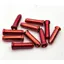 Anodised Red Wire End Cover Crimp Pack of 10