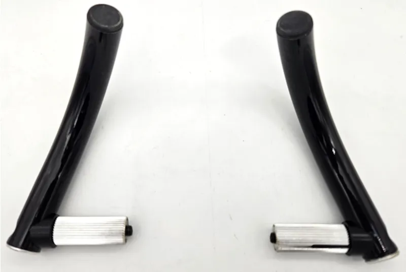 Belvin Alloy Ski Bend Internal Wedge Handlebar Bar End Extension in Black-1