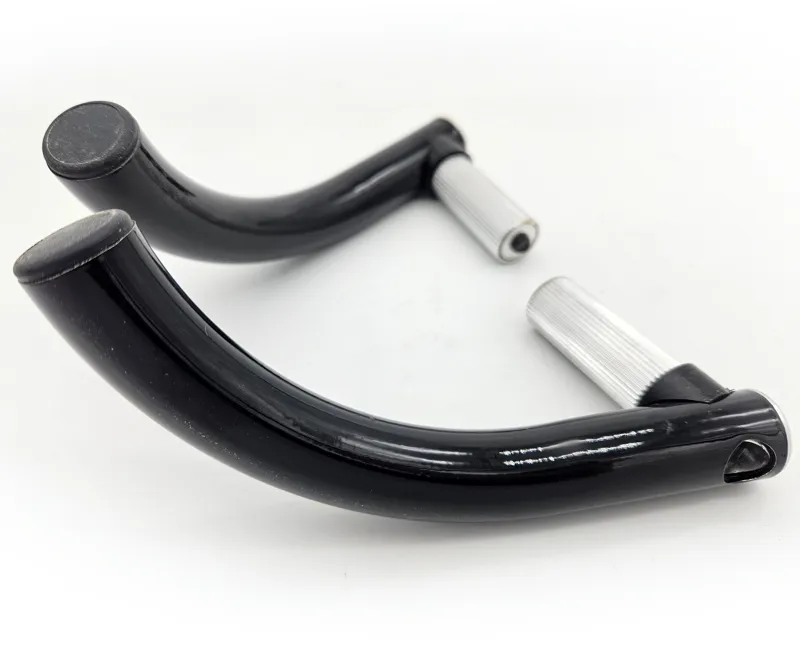 Belvin Alloy Ski Bend Internal Wedge Handlebar Bar End Extension in Black