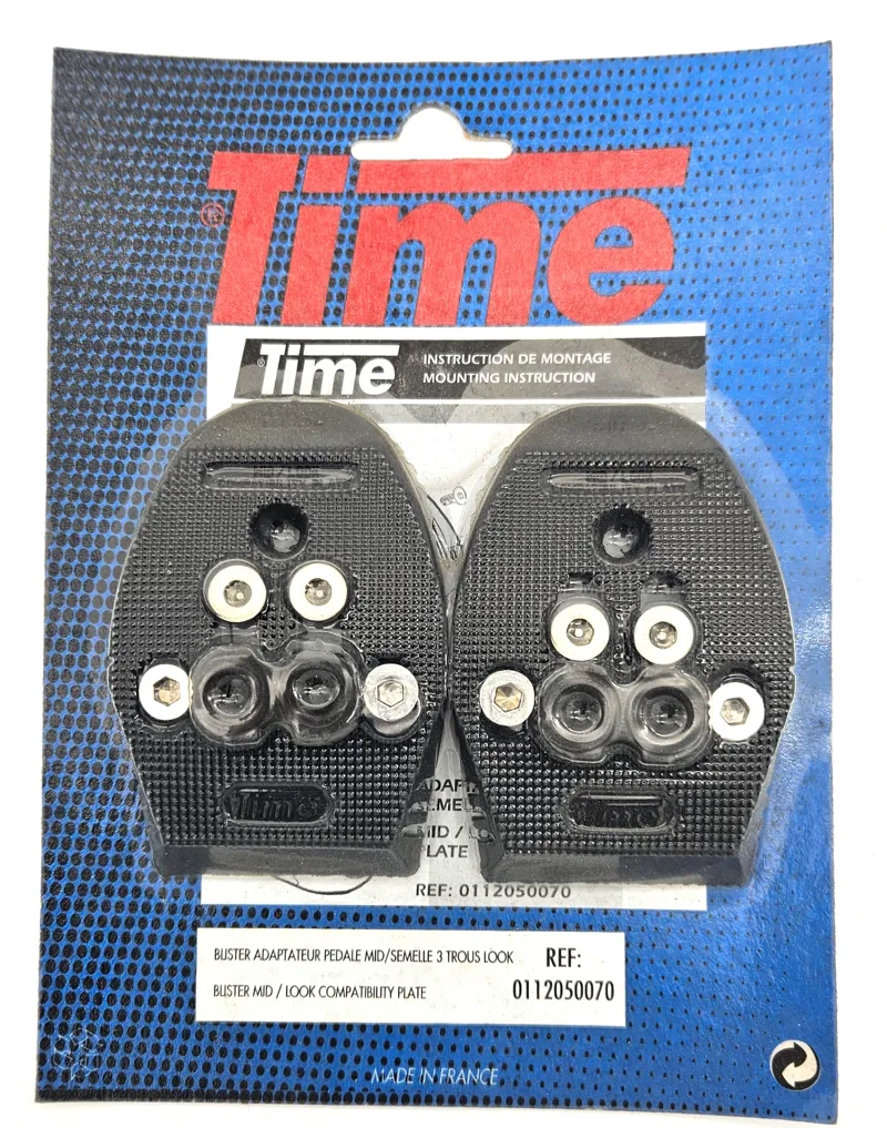 Time MID Cleat to Look 3 Bolt Shoe Adaptor-1