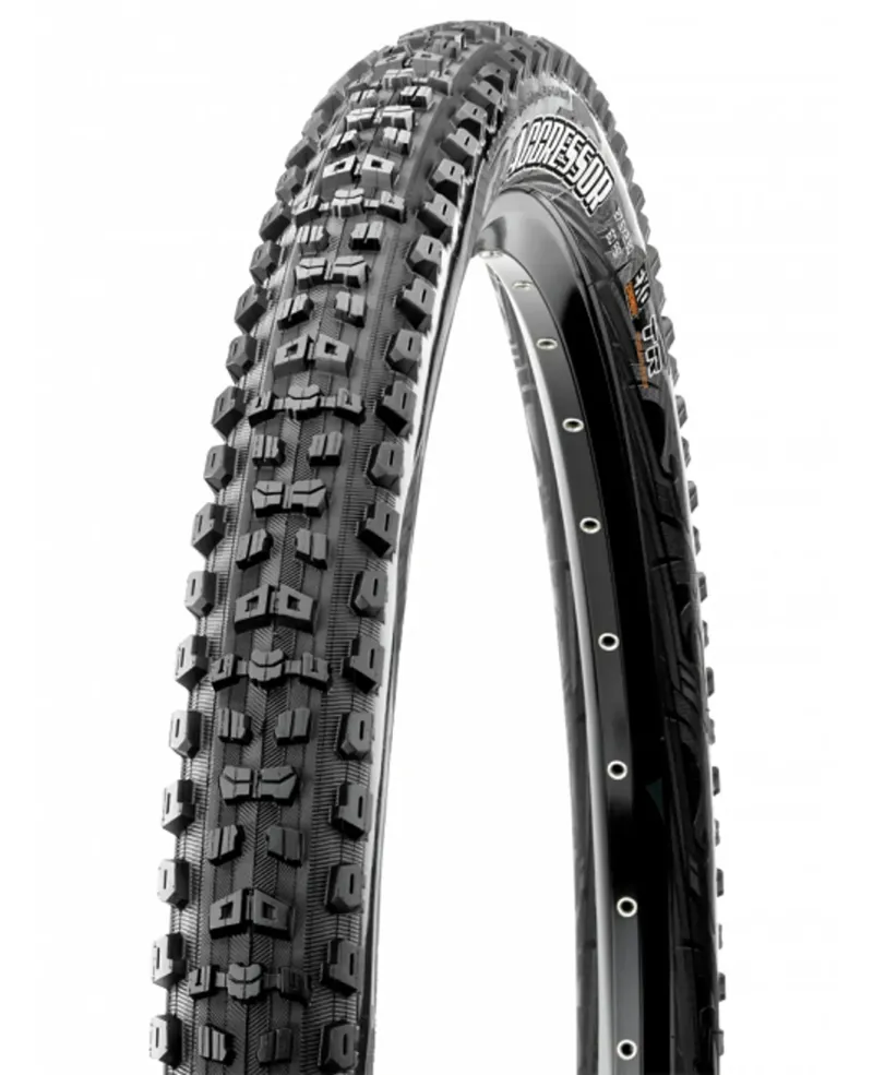 Maxxis Aggressor Folding EXO TR Tubeless Ready 29 x 2.5 MTB Tyre in Black