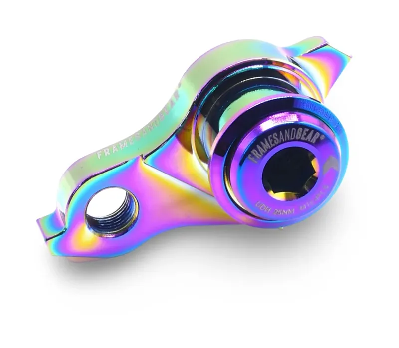 Frames And Gear UDH Universal Derailleur Hanger in Oil Slick-1