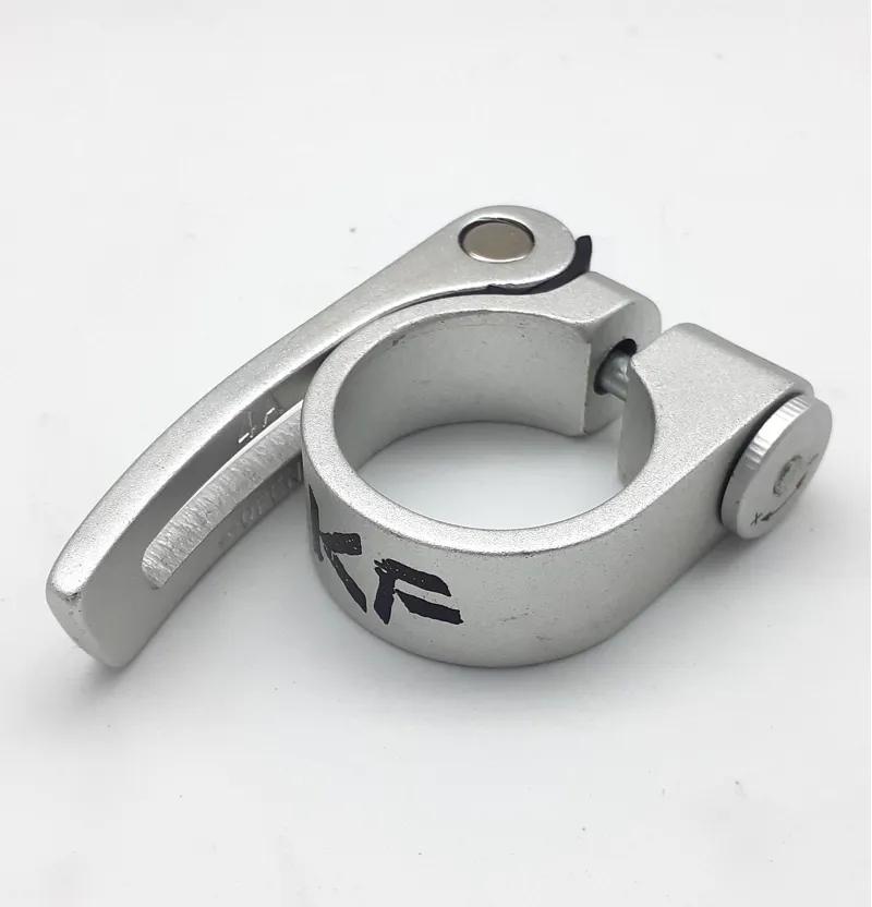 KF 31.8mm Seatpost Clamp with Quick Release in Silver