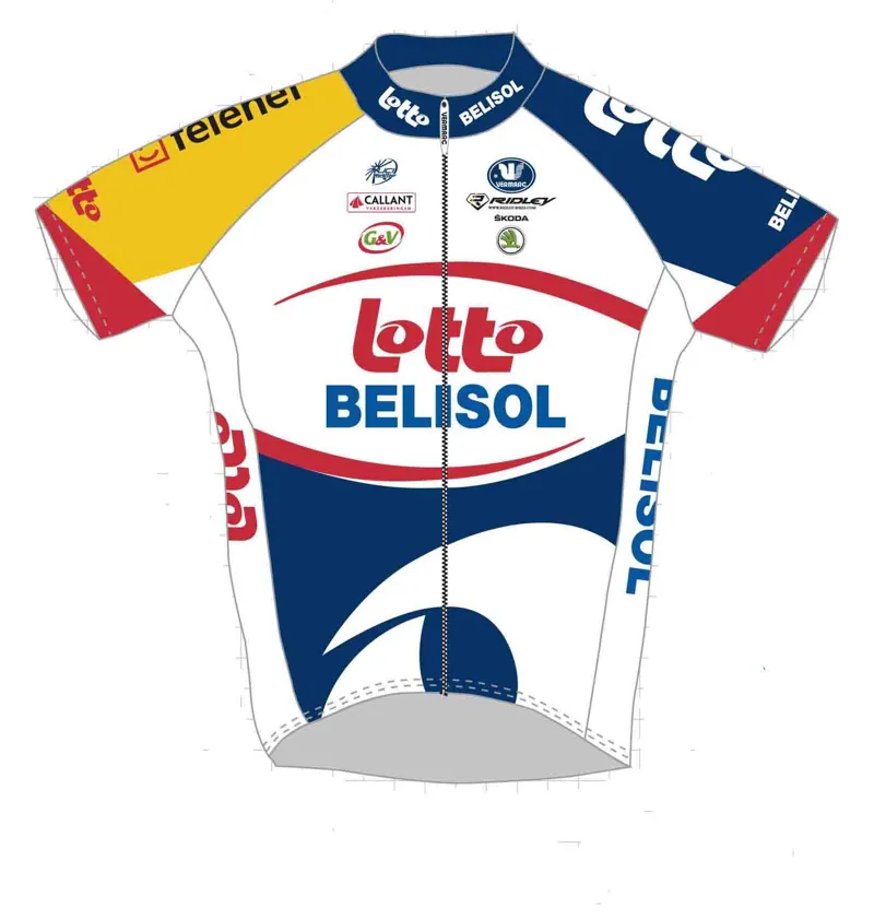 Lotto Belisol Kids 12 Years Cycling Jersey by Vermarc