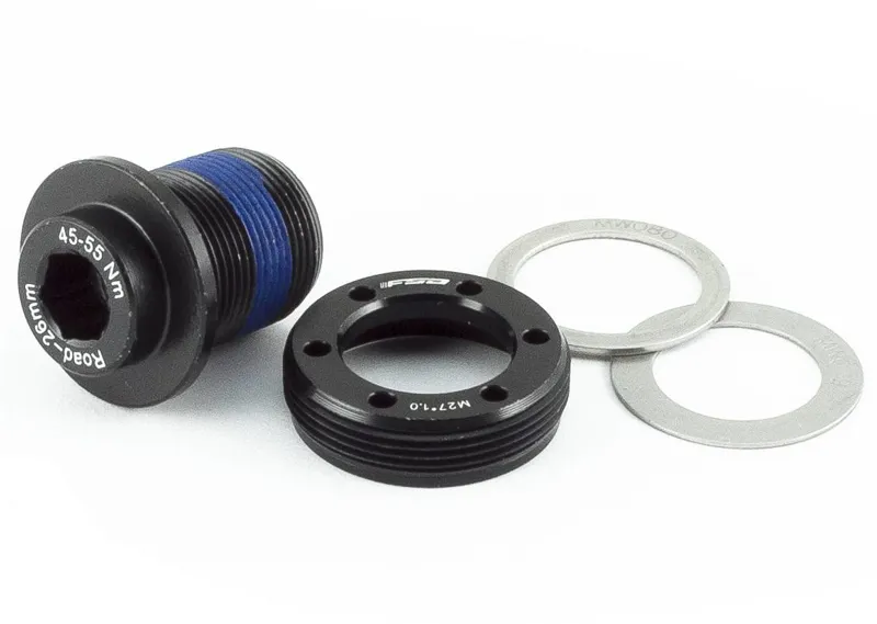 FSA M18 MegaExo Qr-8A Self Extracting Crank Bolt in Black