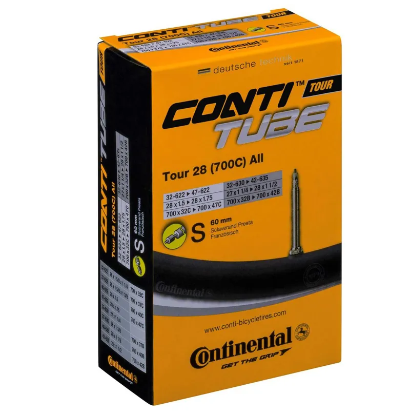 Teravail | Tube de valve Presta 20x 1 1/8 - 20 x1 3/8 (valve 60 mm