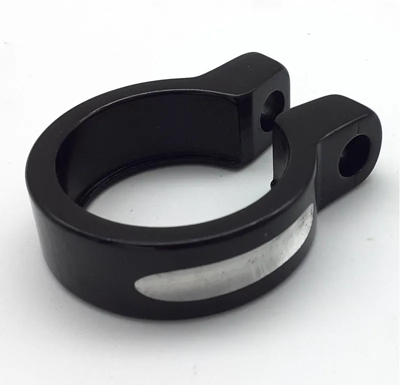 31.8mm Seatpost Clamp in Black and Silver