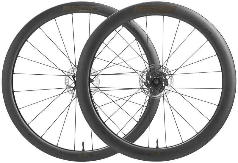 Fast Forward Ryot 44/55 Carbon Road Wheels Set with N/GAGE Hubs to Fit Shimano-1
