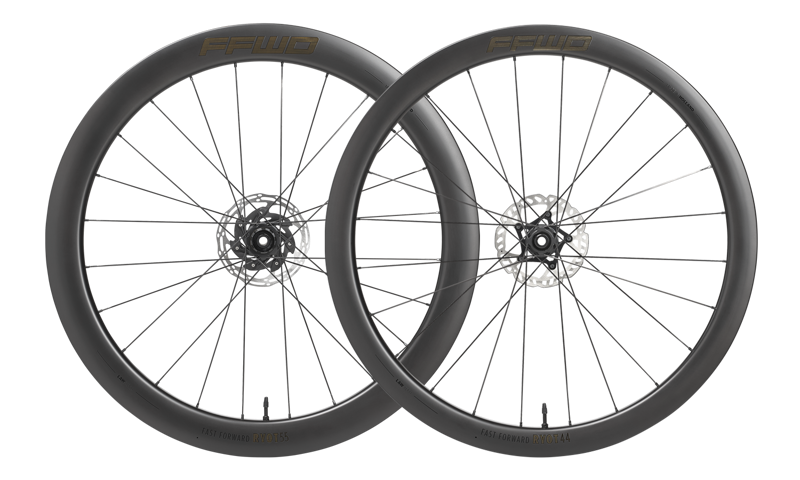 Fast Forward Ryot 44/55 Carbon Road Wheels Set with N/GAGE Hubs to Fit Shimano