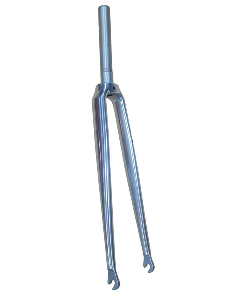 Aprebic Aluminium Straight Blade 1 Inch Threadedless Steerer 700c Road Fork in Polished Aluminium-2