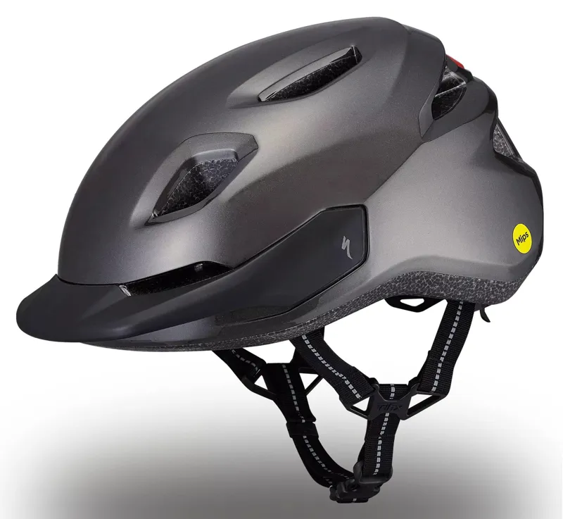 Shuffle 2 LED with Mips 49-55cm Childs Helmet in Smoke Grey-1