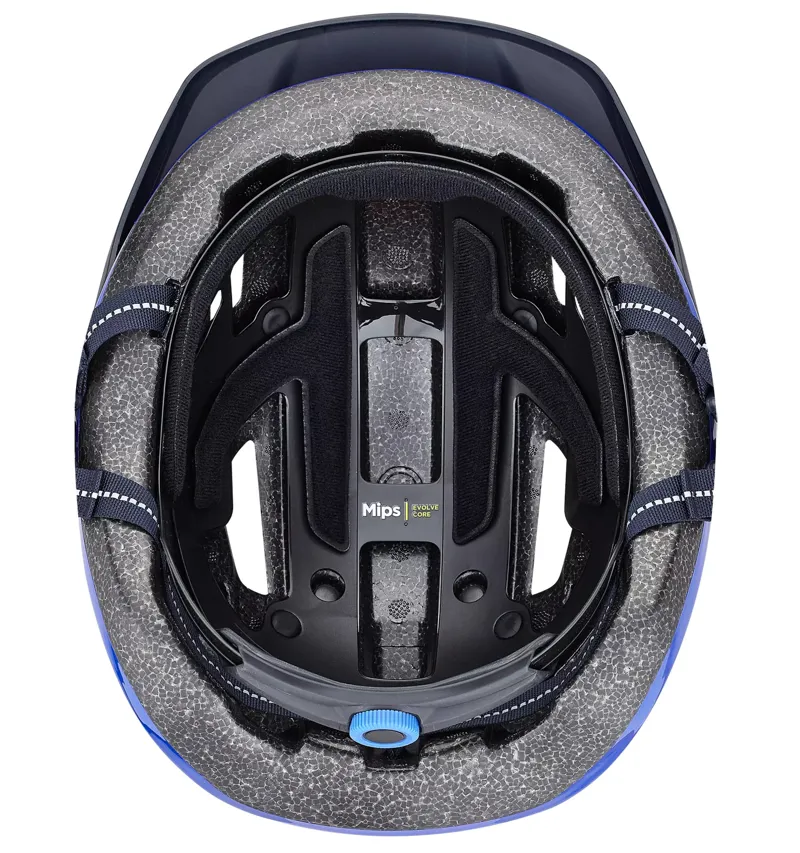 Shuffle 2 LED with Mips 49-55cm Childs Helmet in Blue-8