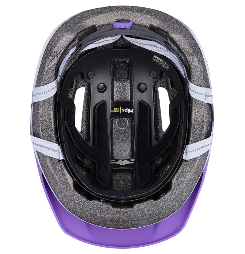 Shuffle 2 LED with Mips 49-55cm Childs Helmet in Lilac-7