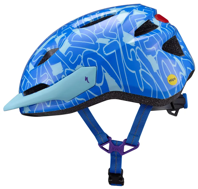 Shuffle 2 LED with Mips 49-55cm Childs Helmet in Sky Blue-2