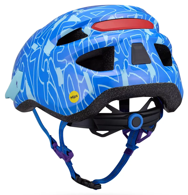 Shuffle 2 LED with Mips 49-55cm Childs Helmet in Sky Blue-4