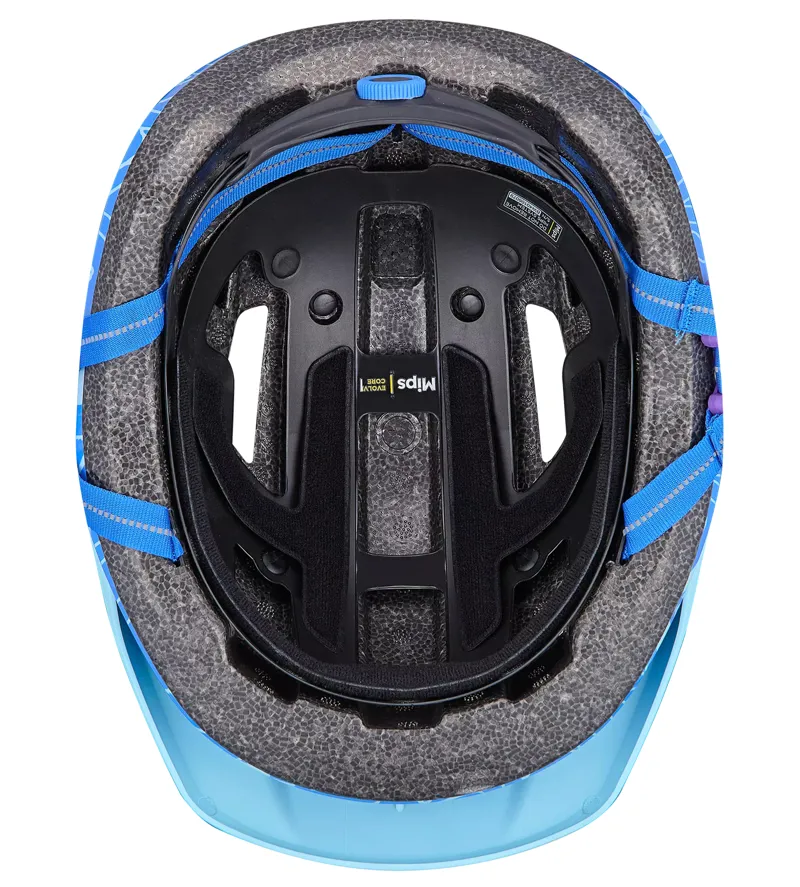 Shuffle 2 LED with Mips 49-55cm Childs Helmet in Sky Blue-7