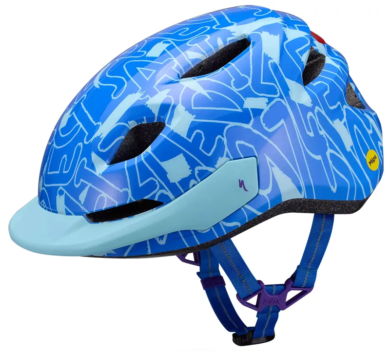 Shuffle 2 LED with Mips 49-55cm Childs Helmet in Sky Blue-1