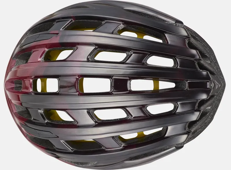 Specialized Propero III MIPS Road Helmet with ANGI in Maroon/ Black size Medium-7