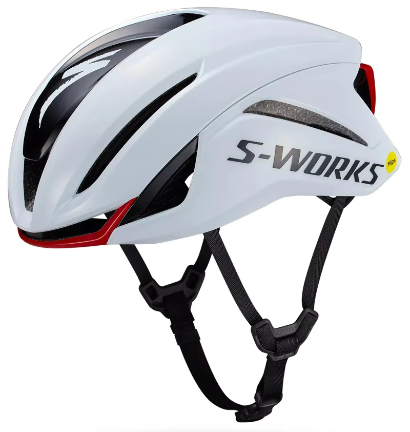 Specialized S-Works Evade 4 Helmet in White/Red-1