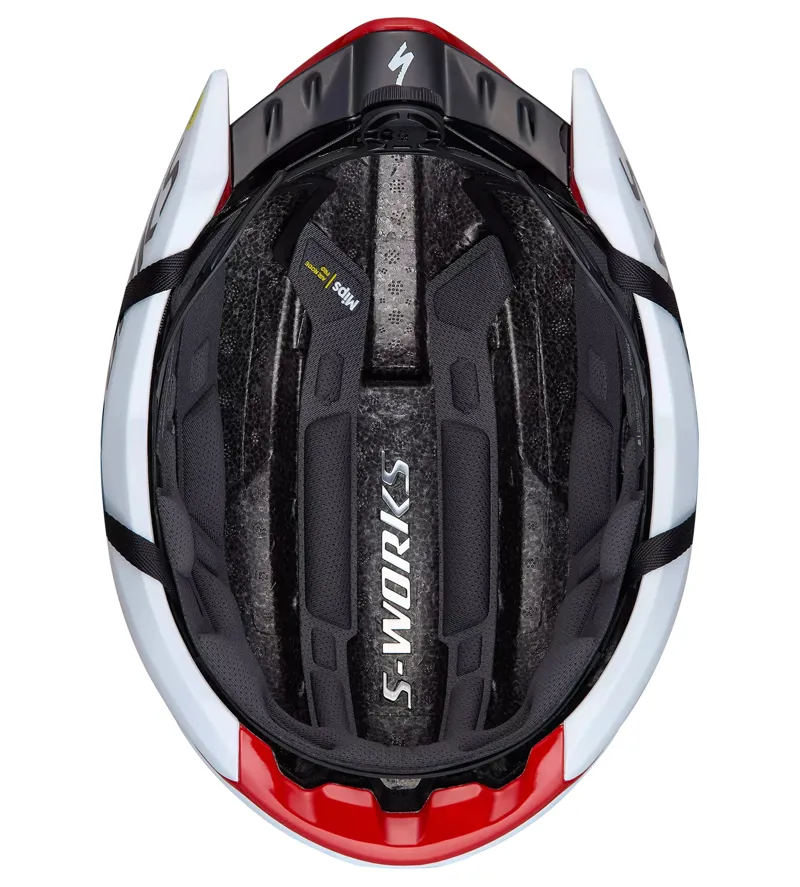 Specialized S-Works Evade 4 Helmet in White/Red-7