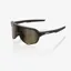 100 Percent S2 Gold Lens Sunglasses in Black
