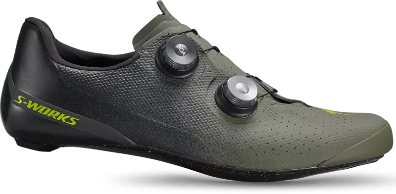 Specialized S-Works Torch Carbon Road Shoe in Oak Green size 43