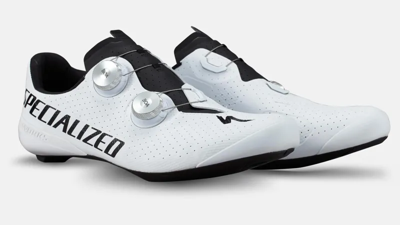 Specialized S-Works Torch Carbon Road Shoe in Team White-2