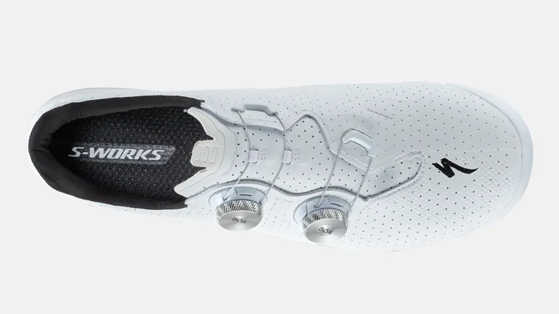 Specialized S-Works Torch Carbon Road Shoe in White-4