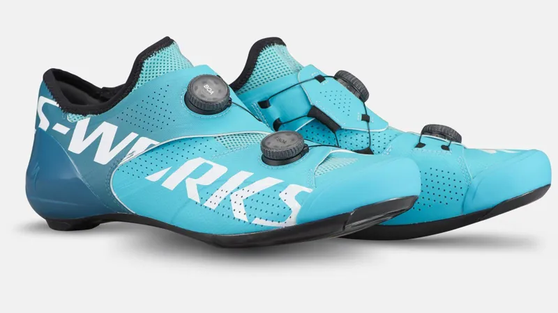 Specialized S-Works Ares Road Shoes in Lagoon Blue size 43