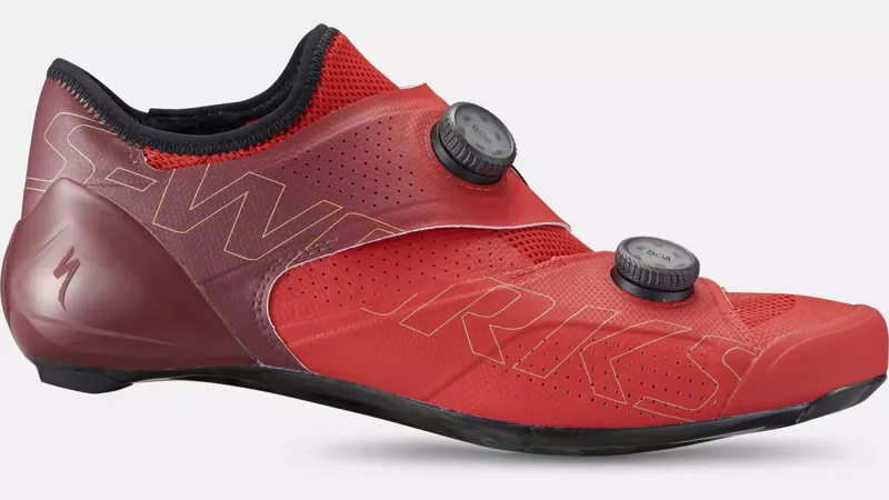Specialzied S-Works Ares Road Shoes in Red Maroon